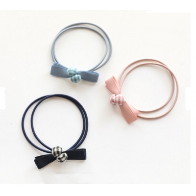 2018 new design bowknot fastener durable hair bands